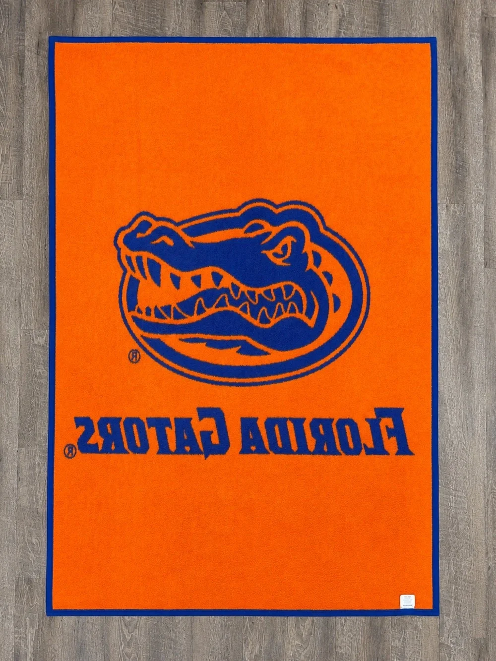 Vintage Biederlack University of Florida Gators Acrylic Blue/Orange Blanket USA